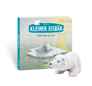 Kleiner Eisbär ** 1 Zauberhandtuch ** 30 x 30 cm ** NordSüd Verlag 